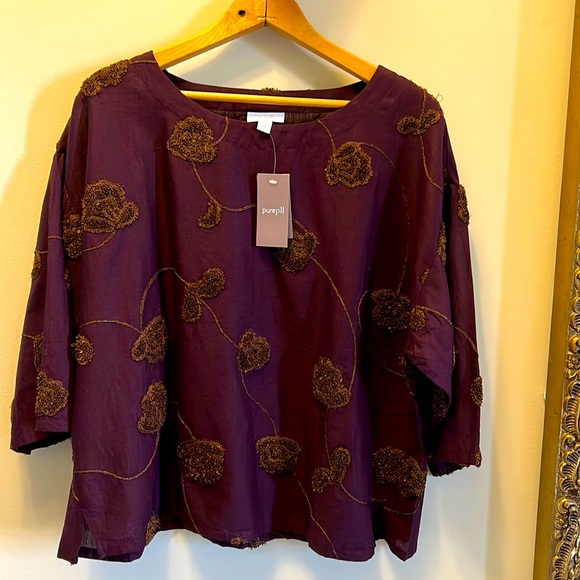 Gorgeous New JJill Kimono blouse - Picture 1 of 6